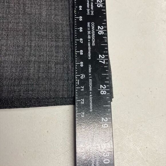 PERRY ELLIS Mens Slim Fit Dark Gray Dress Pants Size 32/30 Hand measures smaller - Picture 8 of 9